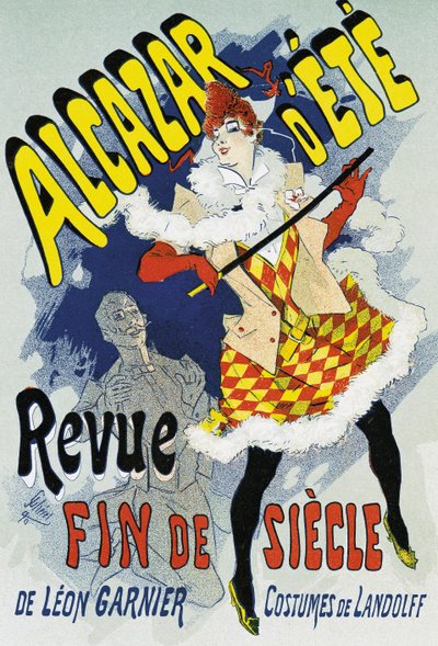Poster Advertising a Show by Jules Cheret